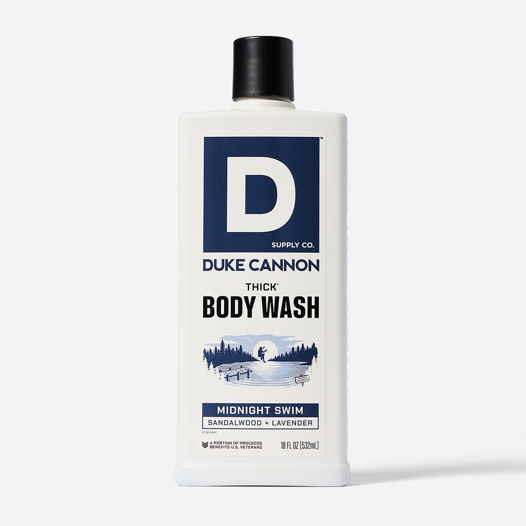 Heavy Grit Deep Cleaning Body Wash - Midnight Swim Top Smeller